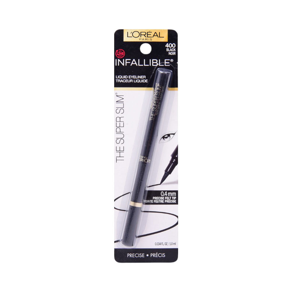 LOREAL LIQUID EYELINER BLACK NOIR 400 10ML