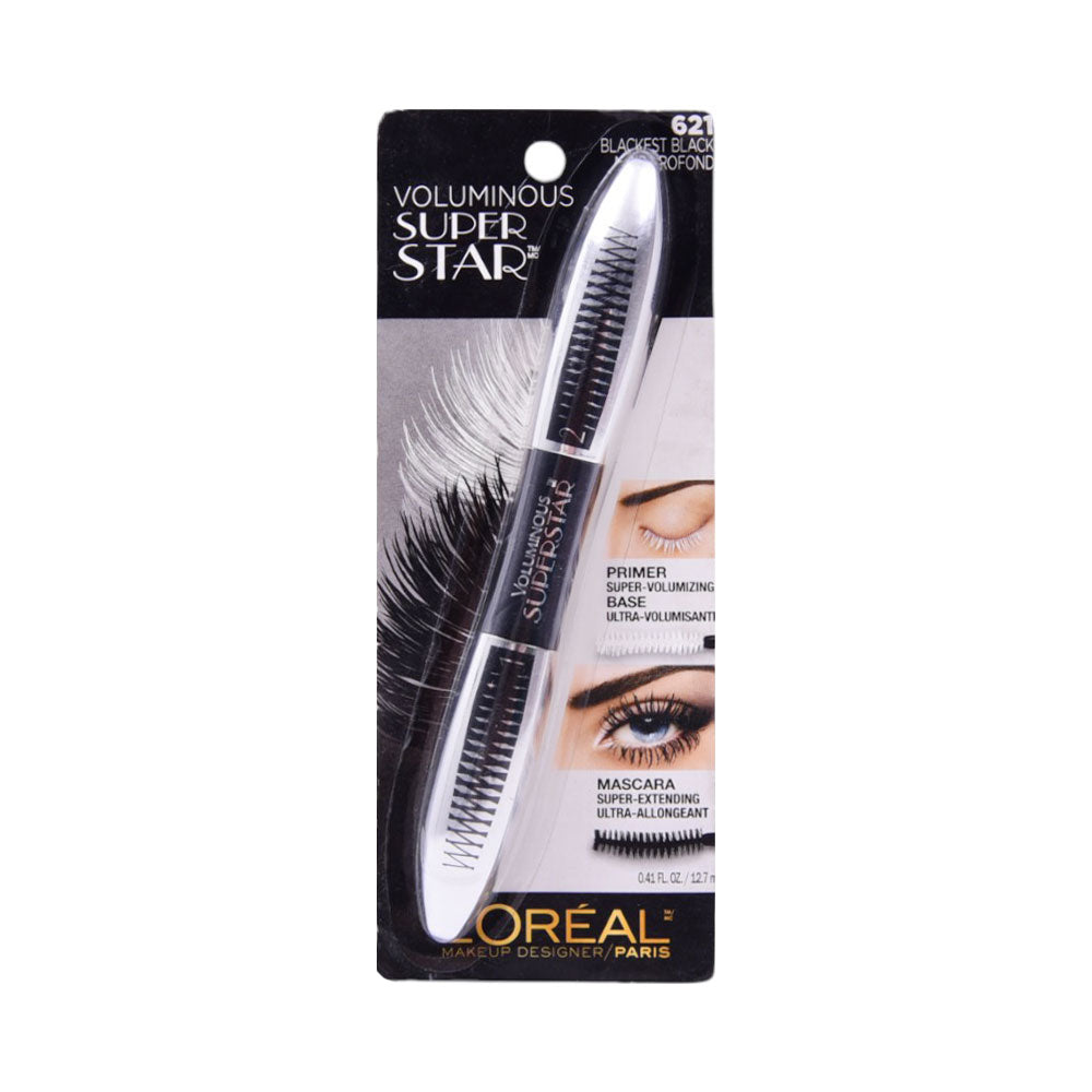 LOREAL SUPER STAR 621 BLACKEST BLACK NOIR PROFOUND 12.7ML