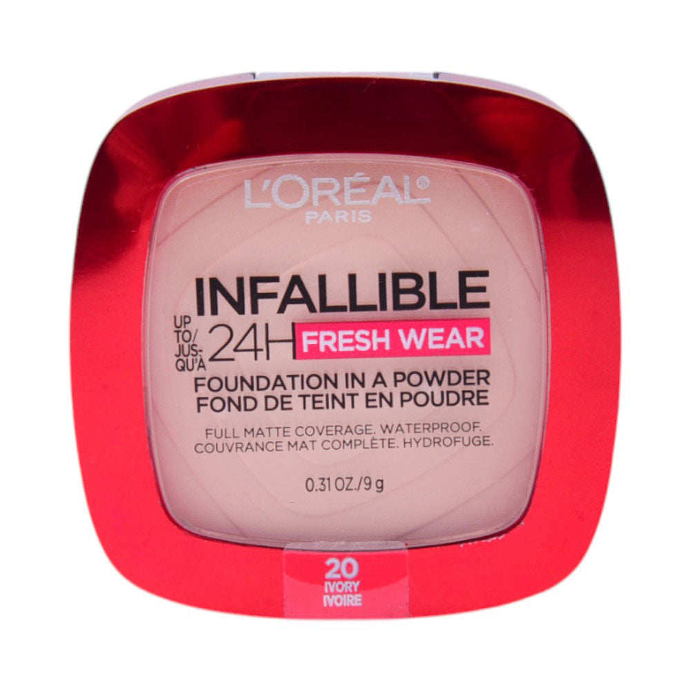 LOREAL INFALLIBLE 24H FOUNDATION POWDER 20 IVORY 9G