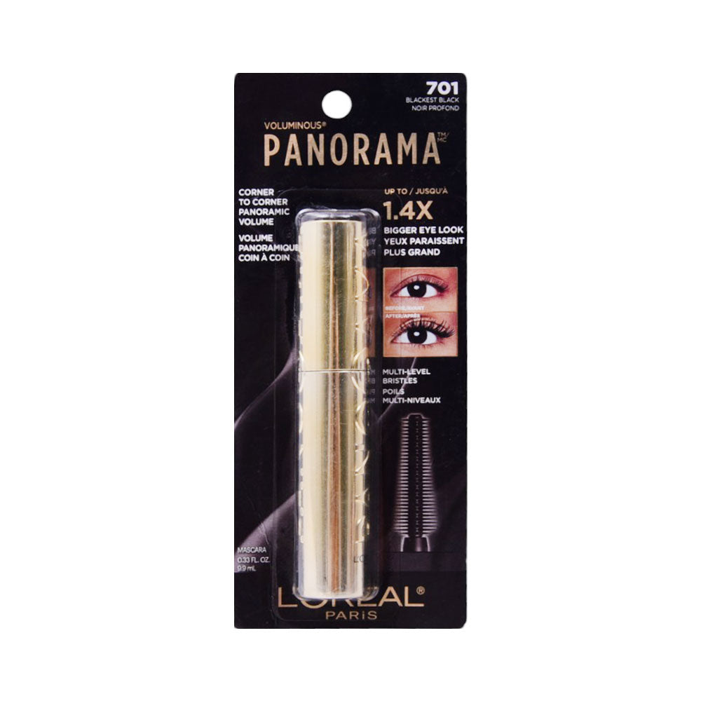 LOREAL PANORAMA MASCARA 701 BLACKEST BLACK NOIR PROFOUND 9.9