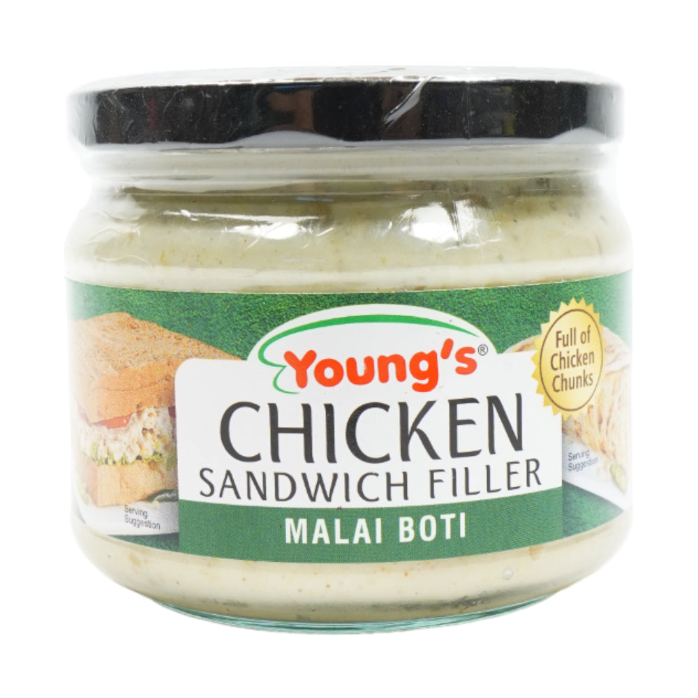 YOUNGS CHICKEN SANDWICH FILLER MALAI BOTI SPREAD 275 GM