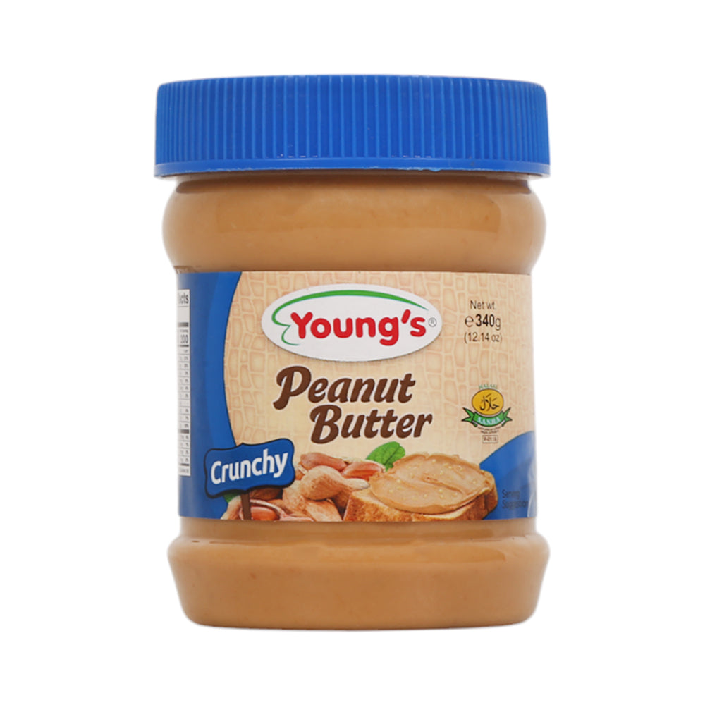 YOUNGS PEANUT BUTTER CRUNCHY 340 GM