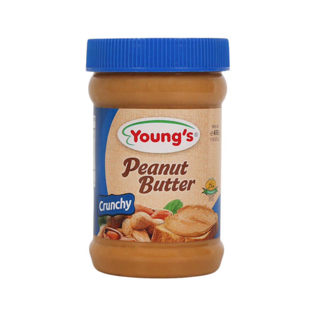 YOUNGS PEANUT BUTTER CRUNCHY 454 GM