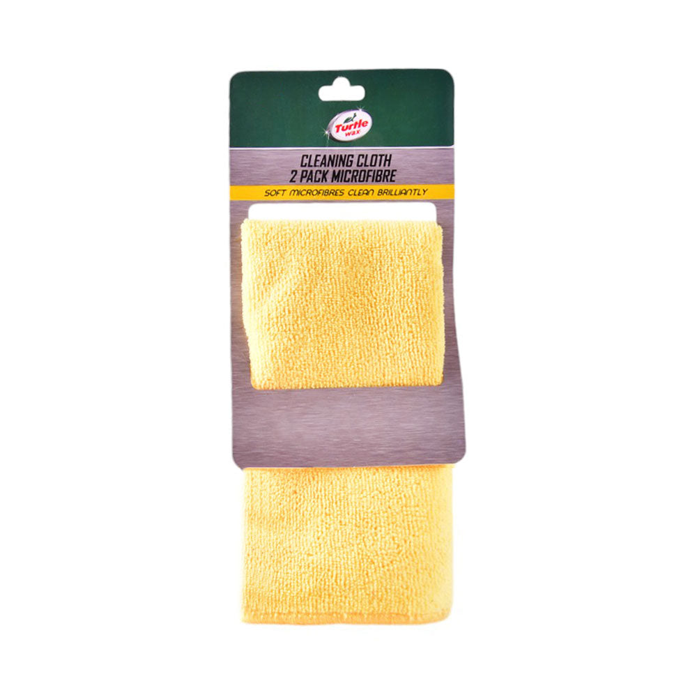 TURTLE WAX CLEANING CLOTH 2 PACK MICROFIBER