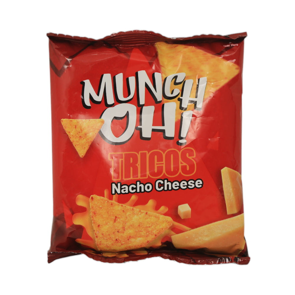 MUNCH OH TRICOS SNACKS NACHO CHEESE 32 GM