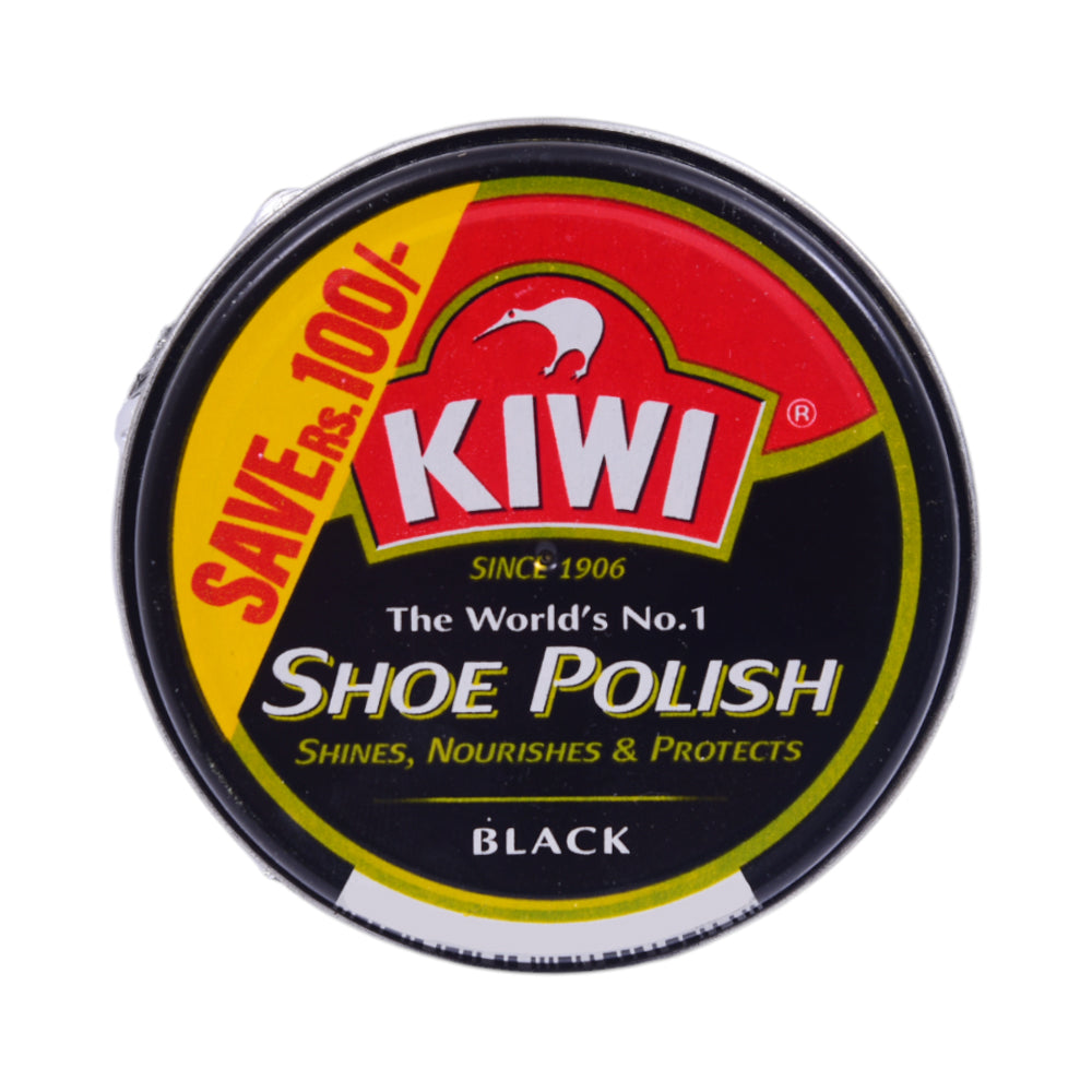KIWI SHOE POLISH BLACK TIN 45ML PROMO PACK