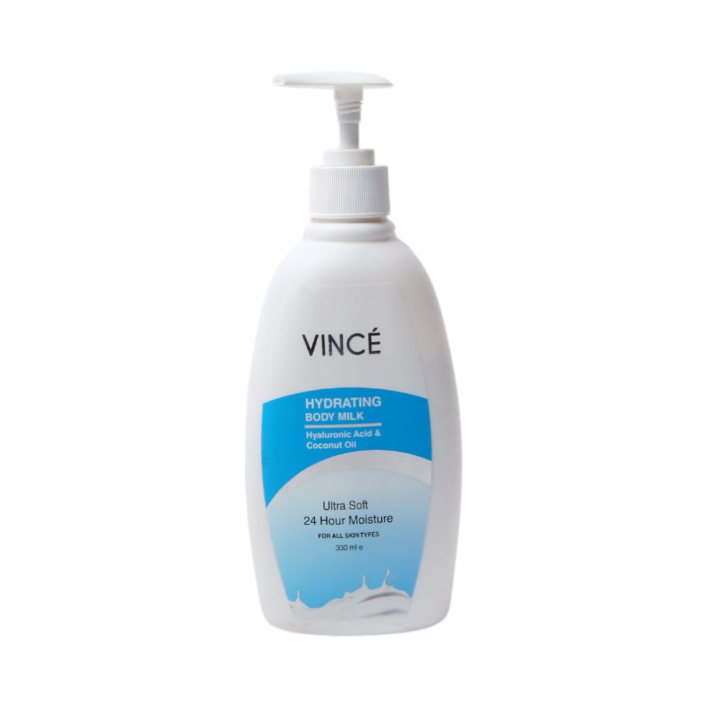 VINCE HYDRATING BODY MILK HYALURONIC ACID & COCONUT OIL 330M