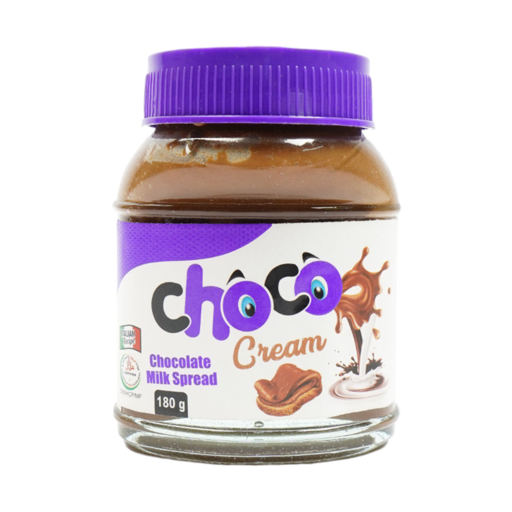 CHOCO MILK SPREAD CREAM CHOCOLATE 180 GM