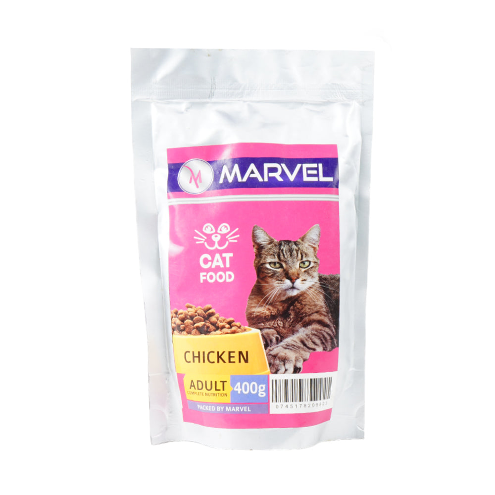 MARVEL CAT FOOD ADULT 400GM