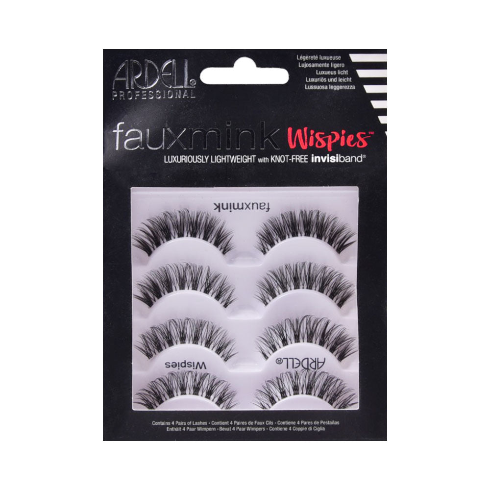 ARDELL FAUXMINK WISPICS EYELASHES 4PAIRS