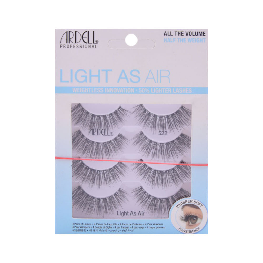 ARDELL LIGHT AS AIR EYELASHES 4PAIR 522