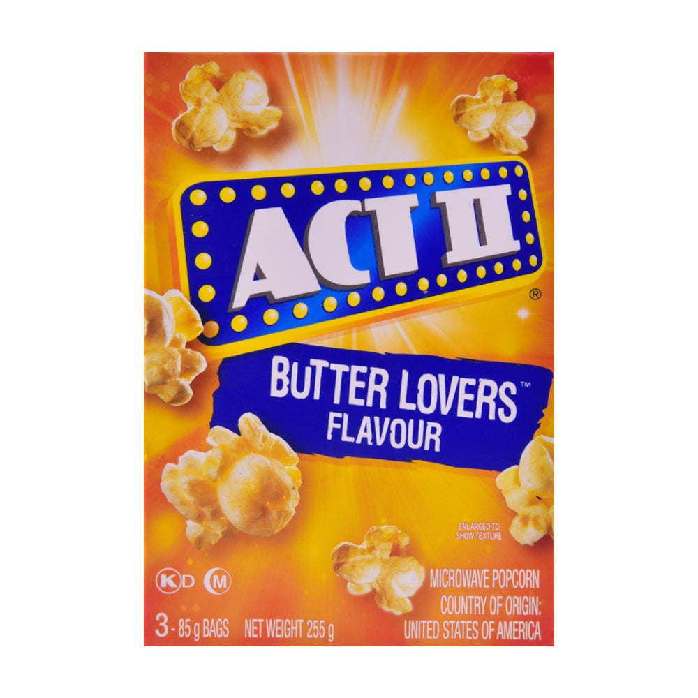 ACT2 POP CORN BUTTER LOVER 255 GM BASIC