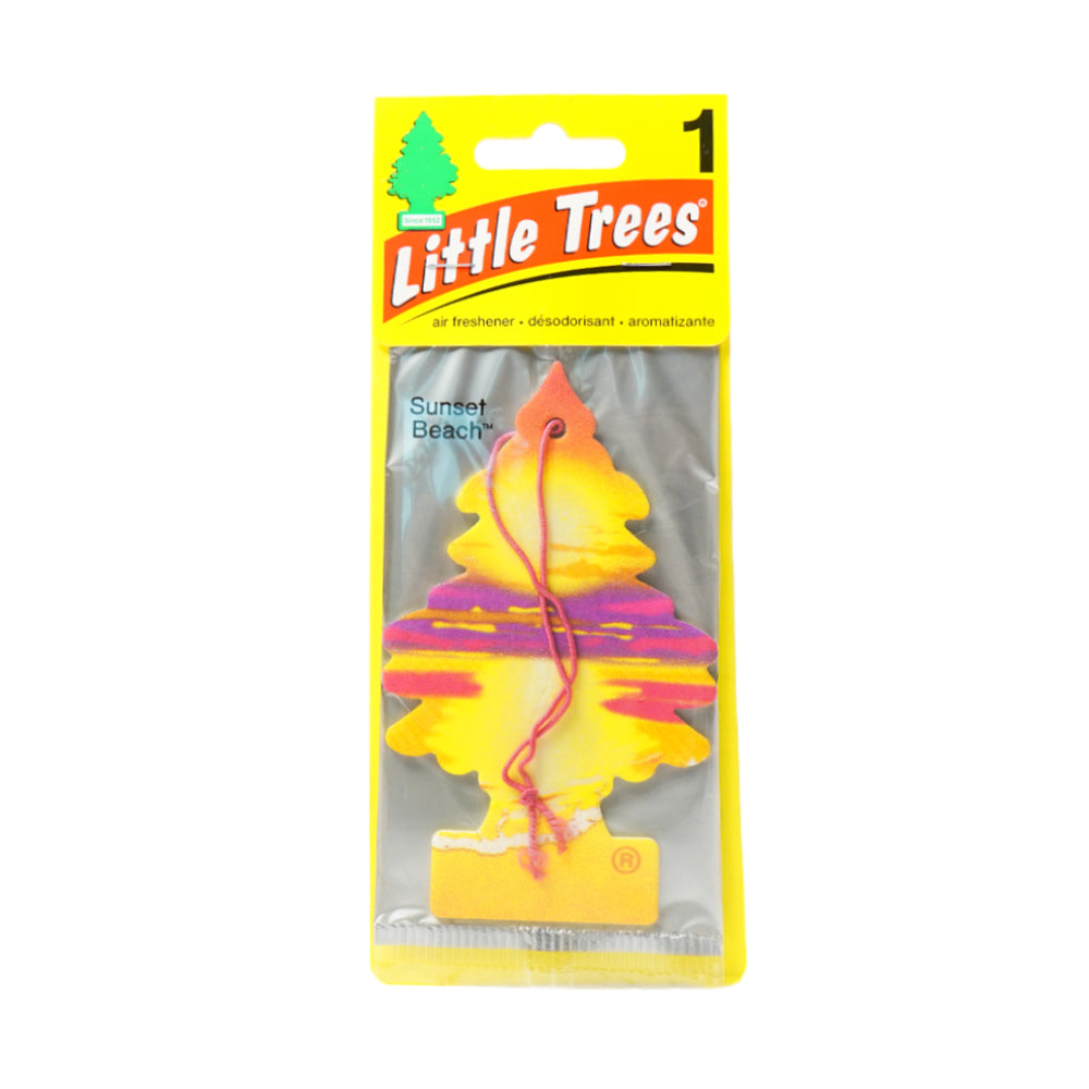 LITTLE TREES CARD AIR FRESHENER SUNSET BEACH