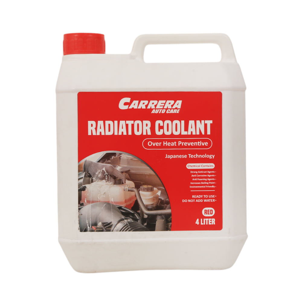 RADIATOR COOLANT OVERHEAT PREVENTIVE RED (GLYC 5%) 4 LTR