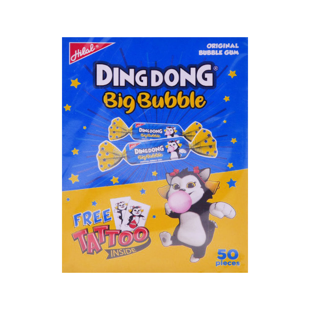 HILAL DING DONG BIG BUBBLE 50PCS 190 GM