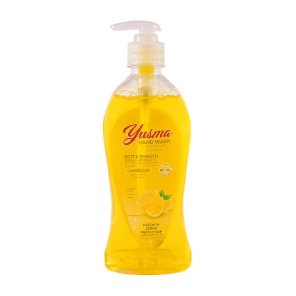 YUSMA HAND WASH LEMON 400ML