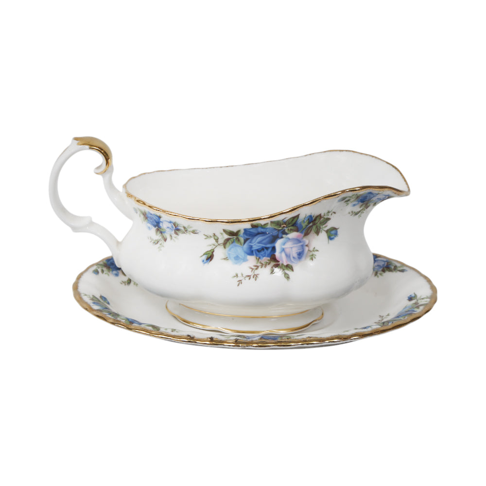 SAUCE BOAT WITH SAUCER ROYAL ALBERT MLR