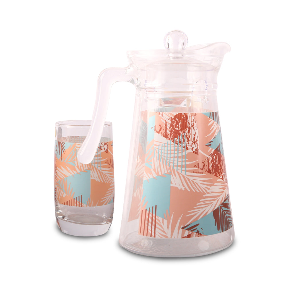 WATER SET 7PC LUMINARC GRAPHIC JUNGLE VIGNE Q9500