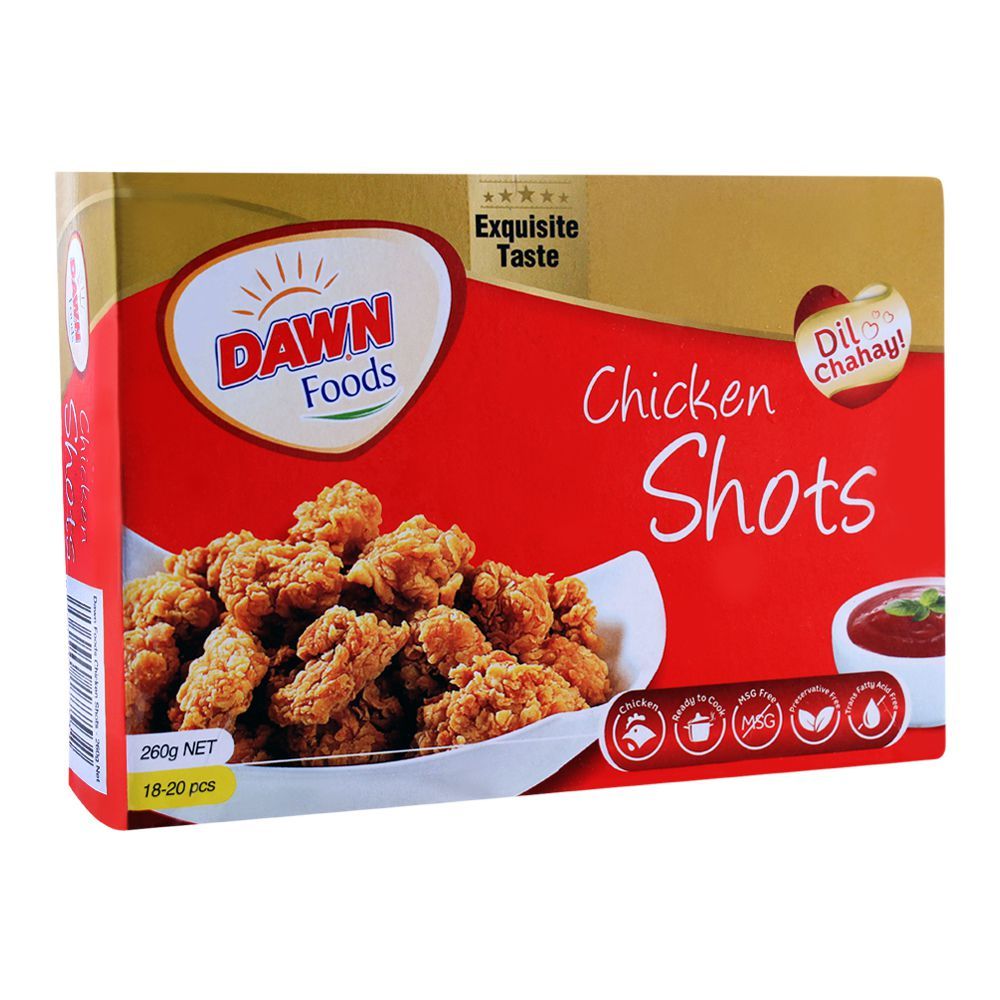 DAWN CHICKEN SHOTS 260 GM