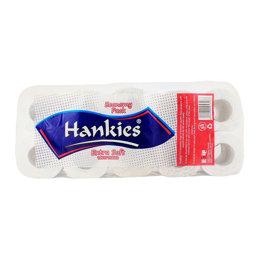 HANKIES TOILET TISSUE ECONOMY PACK 10 ROLL