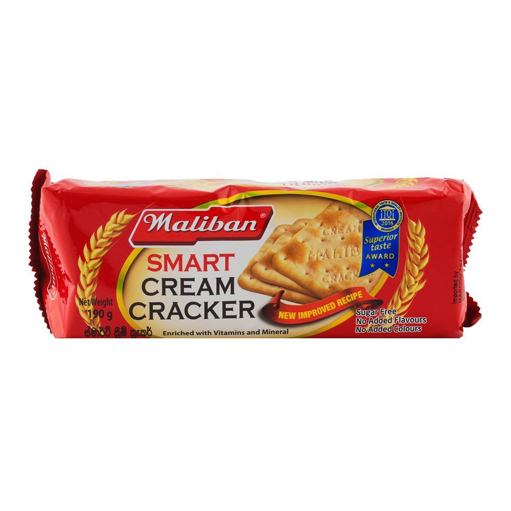 MALIBAN SMART CREAM CRACKER 190GM