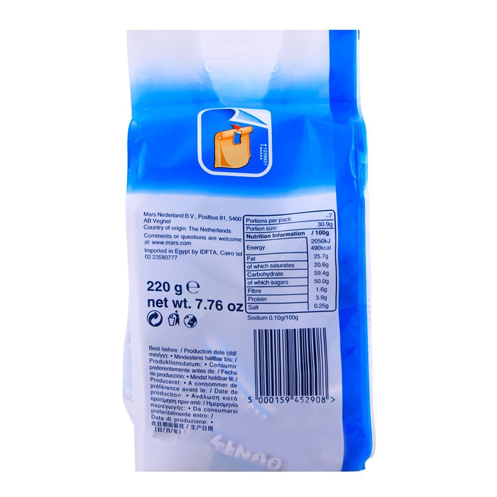 BOUNTY CHOCOLATE MINIATURES POUCH 220 GM