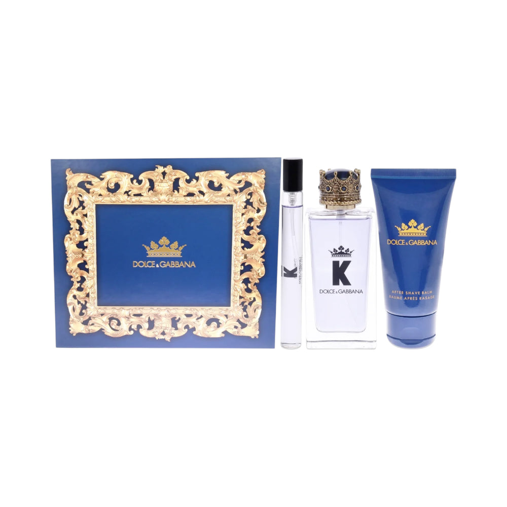 DOLCE & GABBANA THE KING FOR MEN 3PC GIFT SET