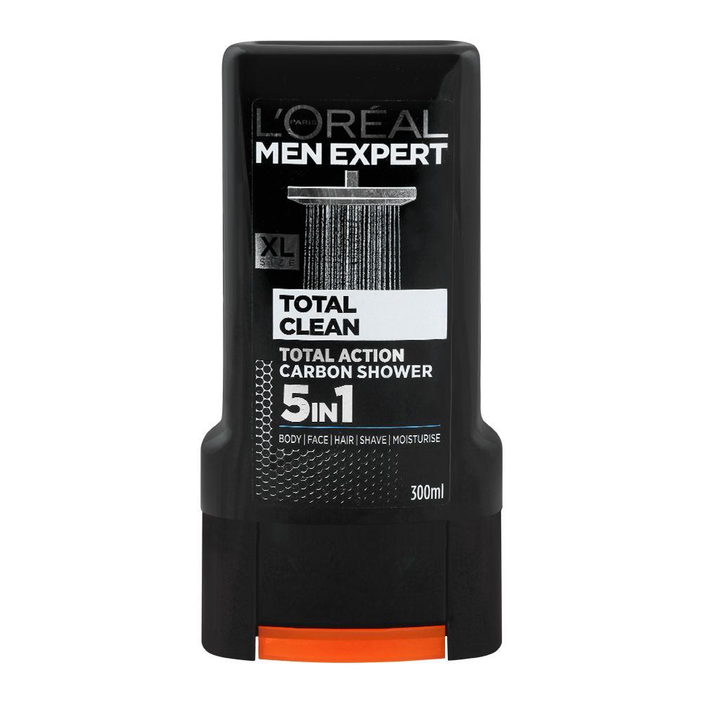 LOREAL MEN EXPERT SHOWER GEL PURE CARBON CLEAN 5IN1 300 ML