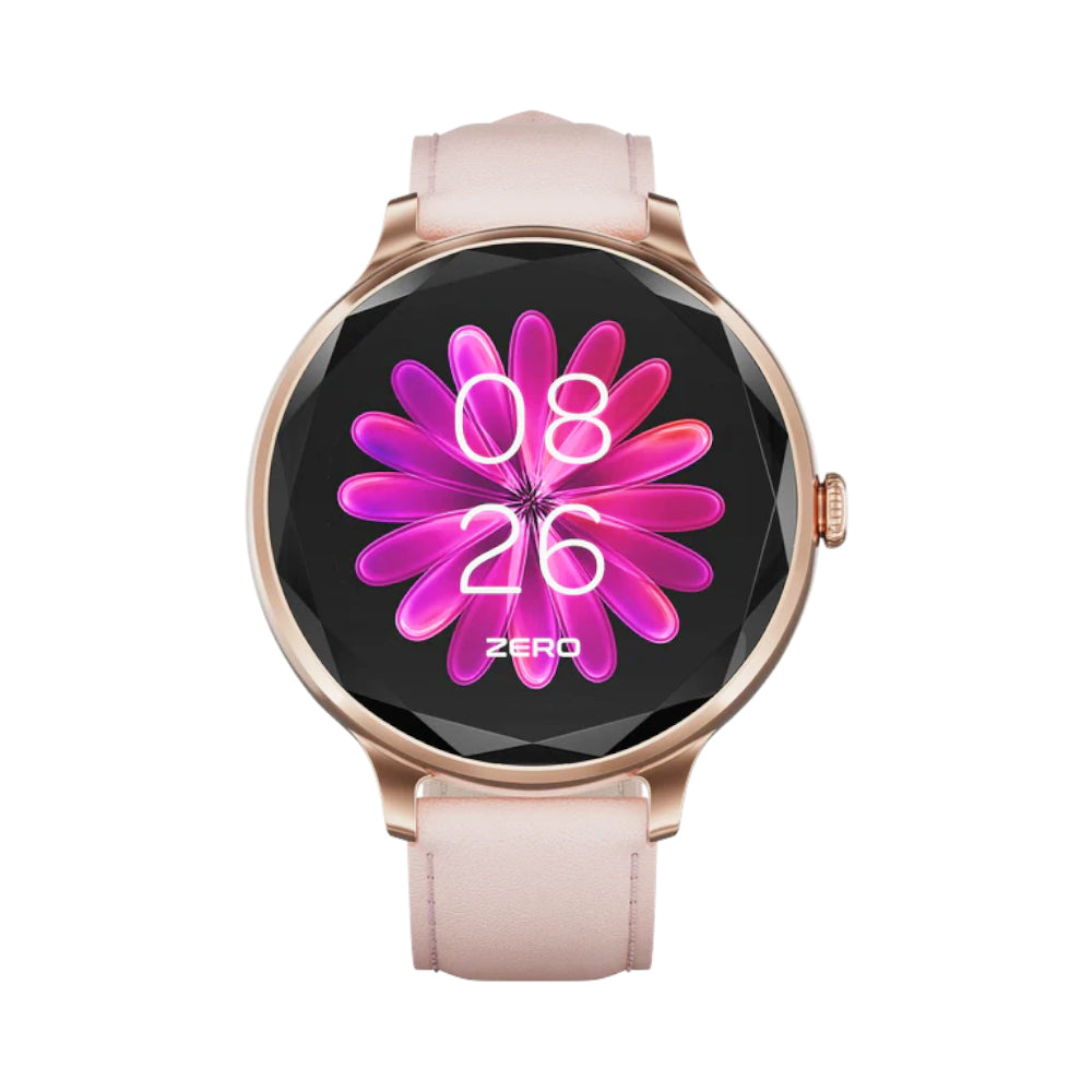 ZERO WATCH JEWEL PINK LEATHER