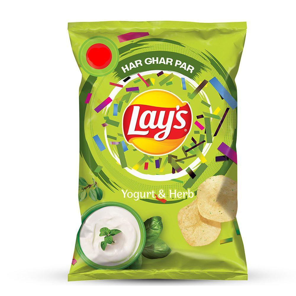 LAYS CHIPS YOGURT & HERB 72 GM
