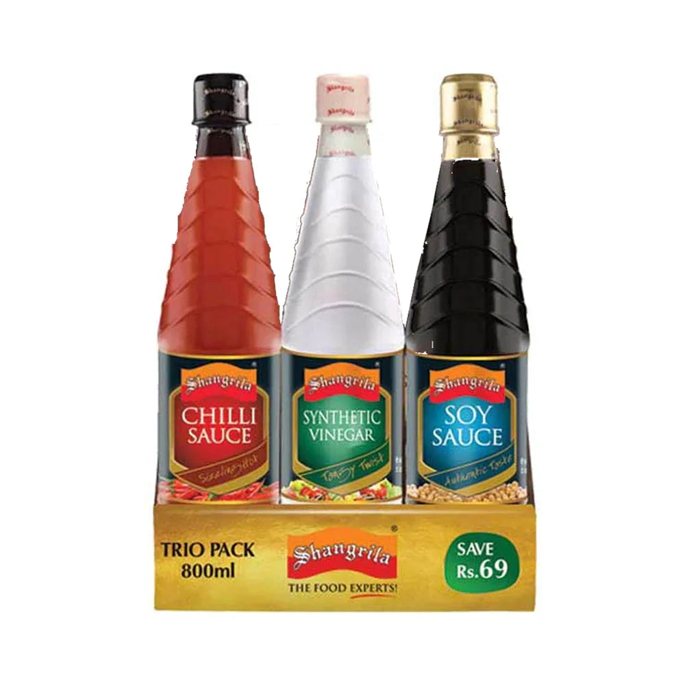 SHANGRILA SAUCE TRIO PACK 700 ML SAVE RS.50 PACK