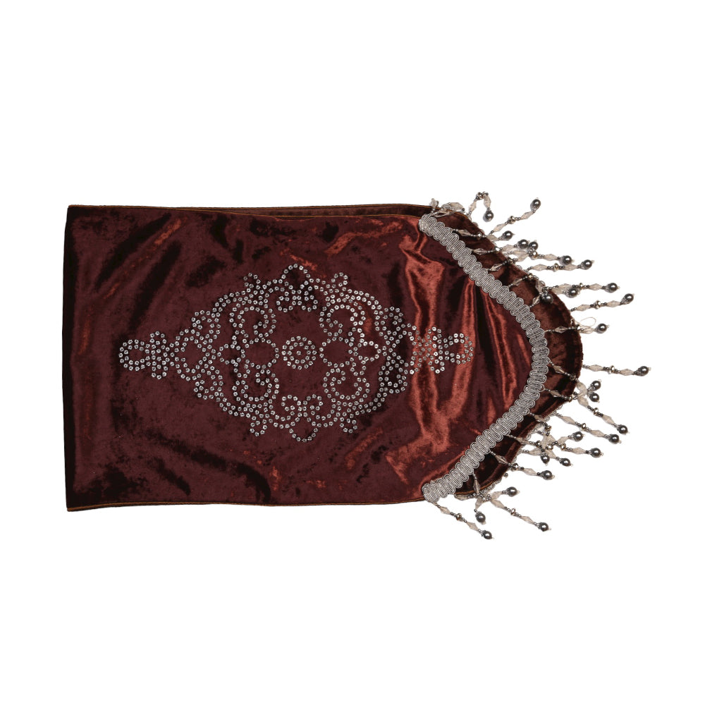 Table Runner Mat Wl-153-1-Gy 35X200 Pc