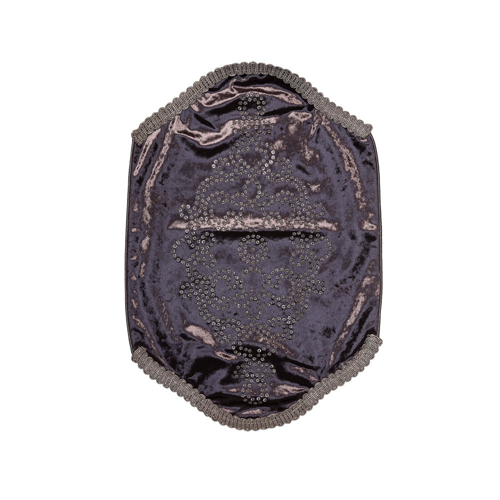 Table Runner Mat Wl-153-1-Gy 35X48 Pc