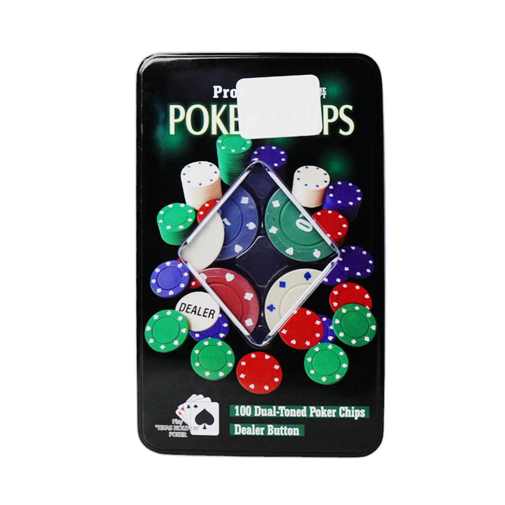 POCKER CHIPS BOX 100PC