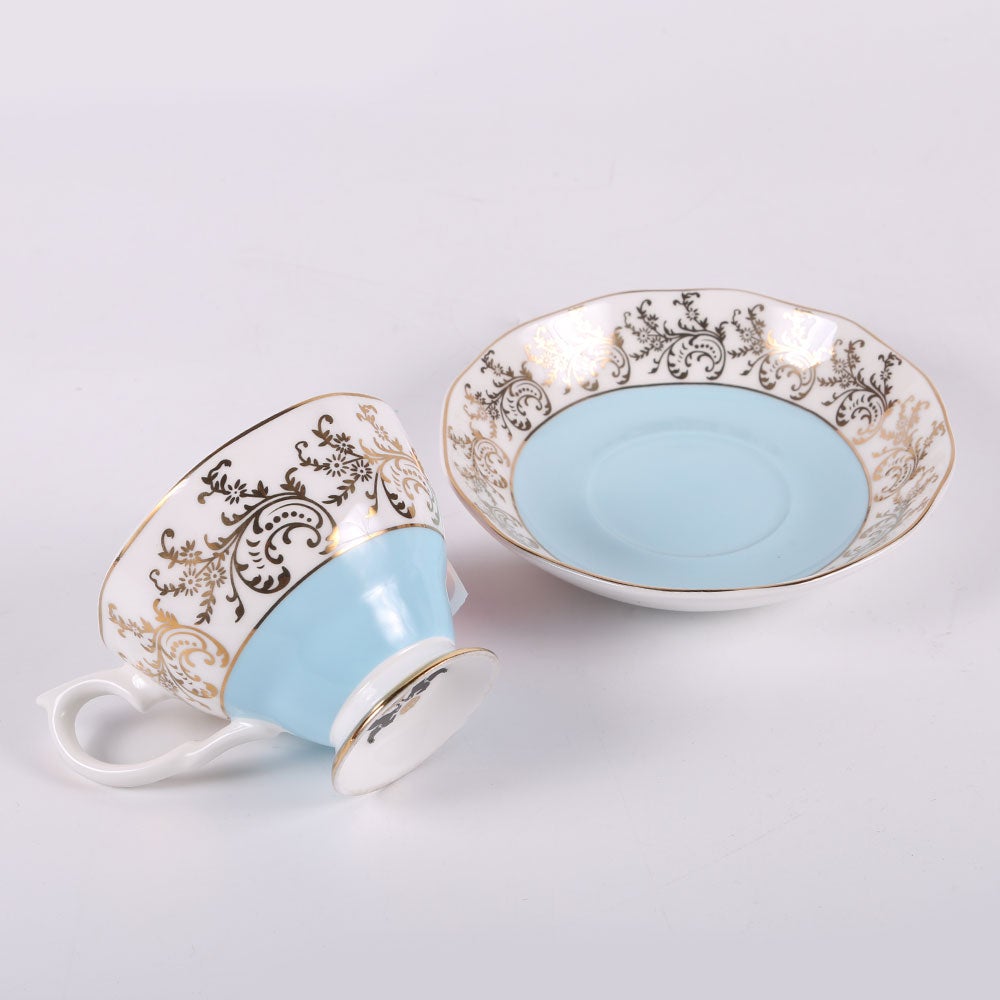 CUP & SAUCER SET ROYAL BISTRO 6PC 12-BJ-LS-016 BASIC