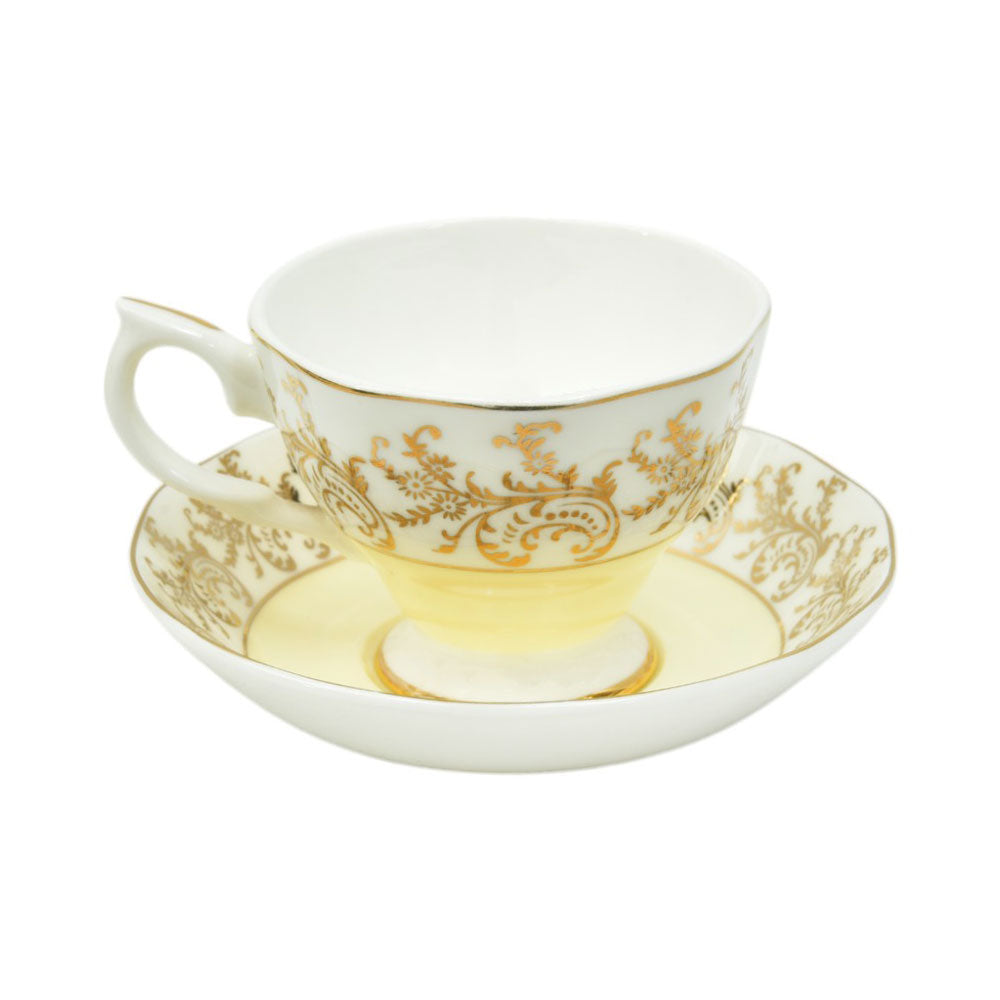CUP & SAUCER SET ROYAL BISTRO 6PC 12-BJ-HS-016 BASIC