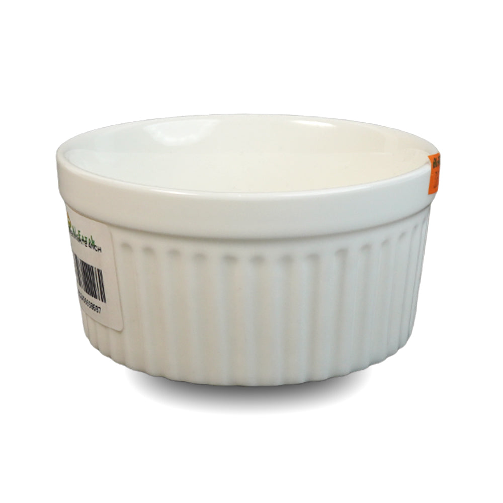 BOWL RAMEKIN IR WHITE 4 INCH
