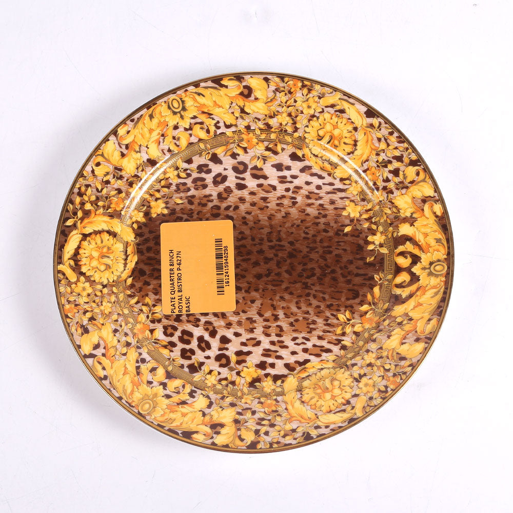 PLATE QUARTER 8INCH ROYAL BISTRO P-627N BASIC