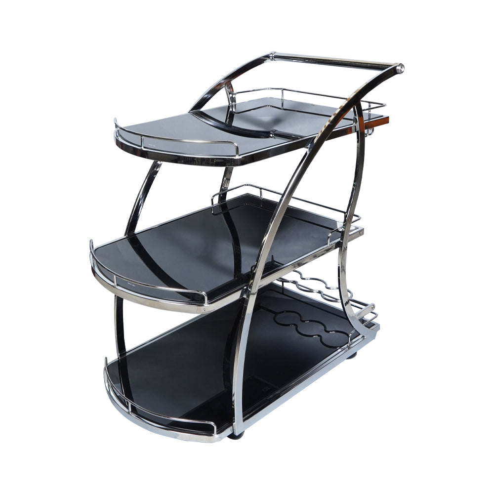 Tea Trolley Ir Silver A3 A+B+C