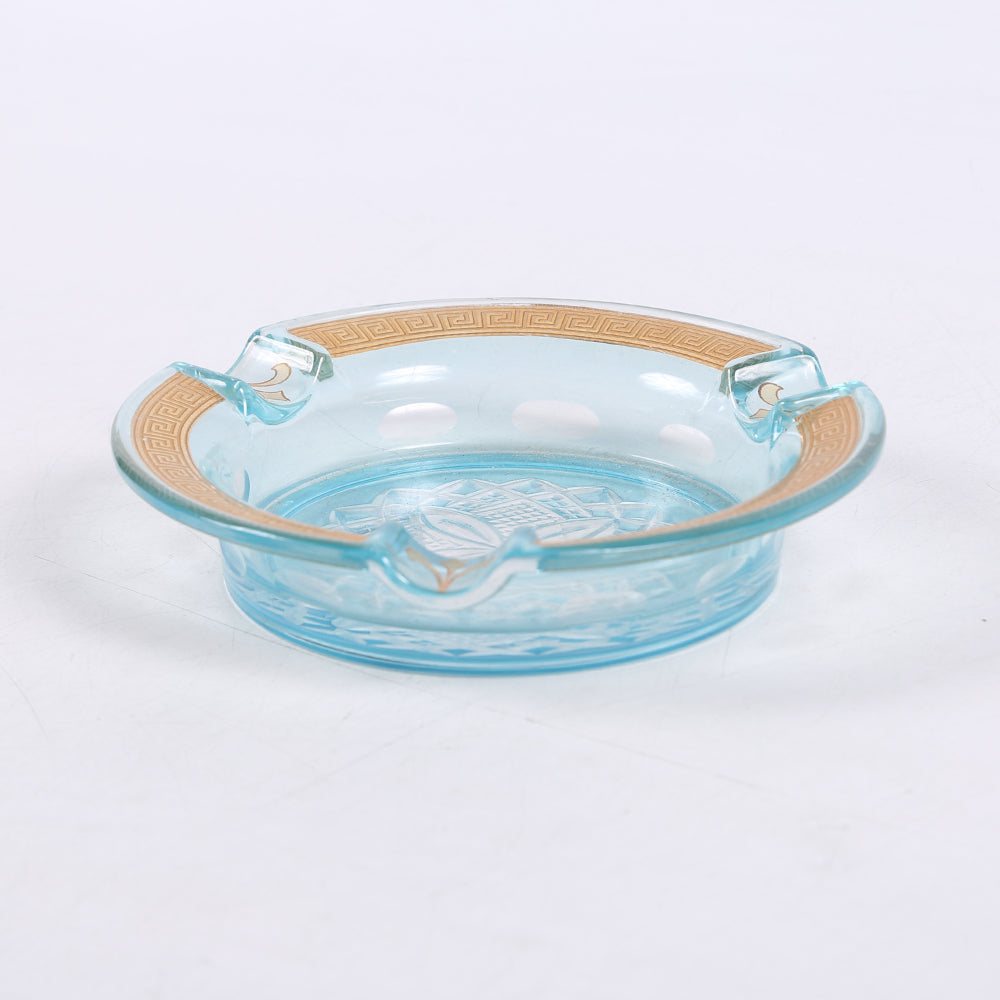 Ashtray Crystal Brass 1117 B2120-A06 Basic