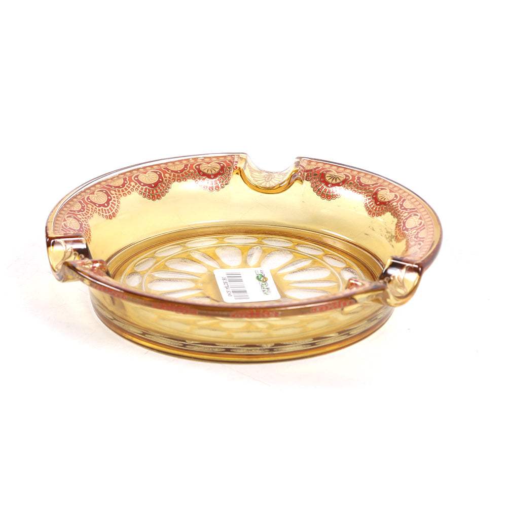 Ashtray Crystal Brass 1116 A3333-215-A01 Basic