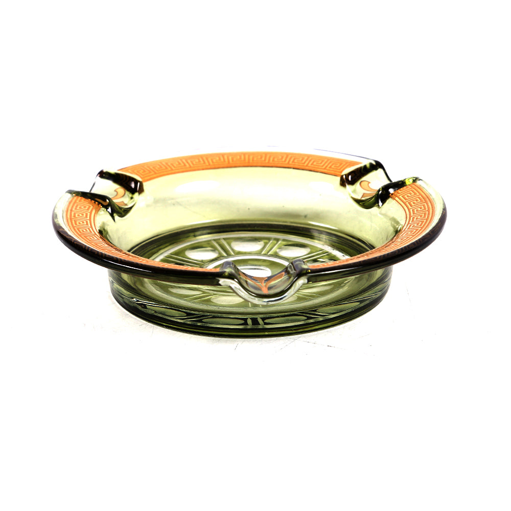 Ashtray Crystal Brass 1117 B2202-A04 Basic