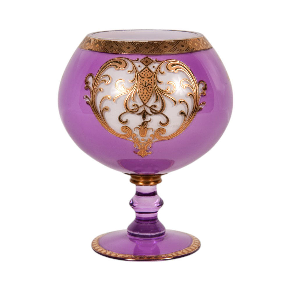 CANDLE STAND CRYSTAL BRASS 2034 A3326-C05 BASIC