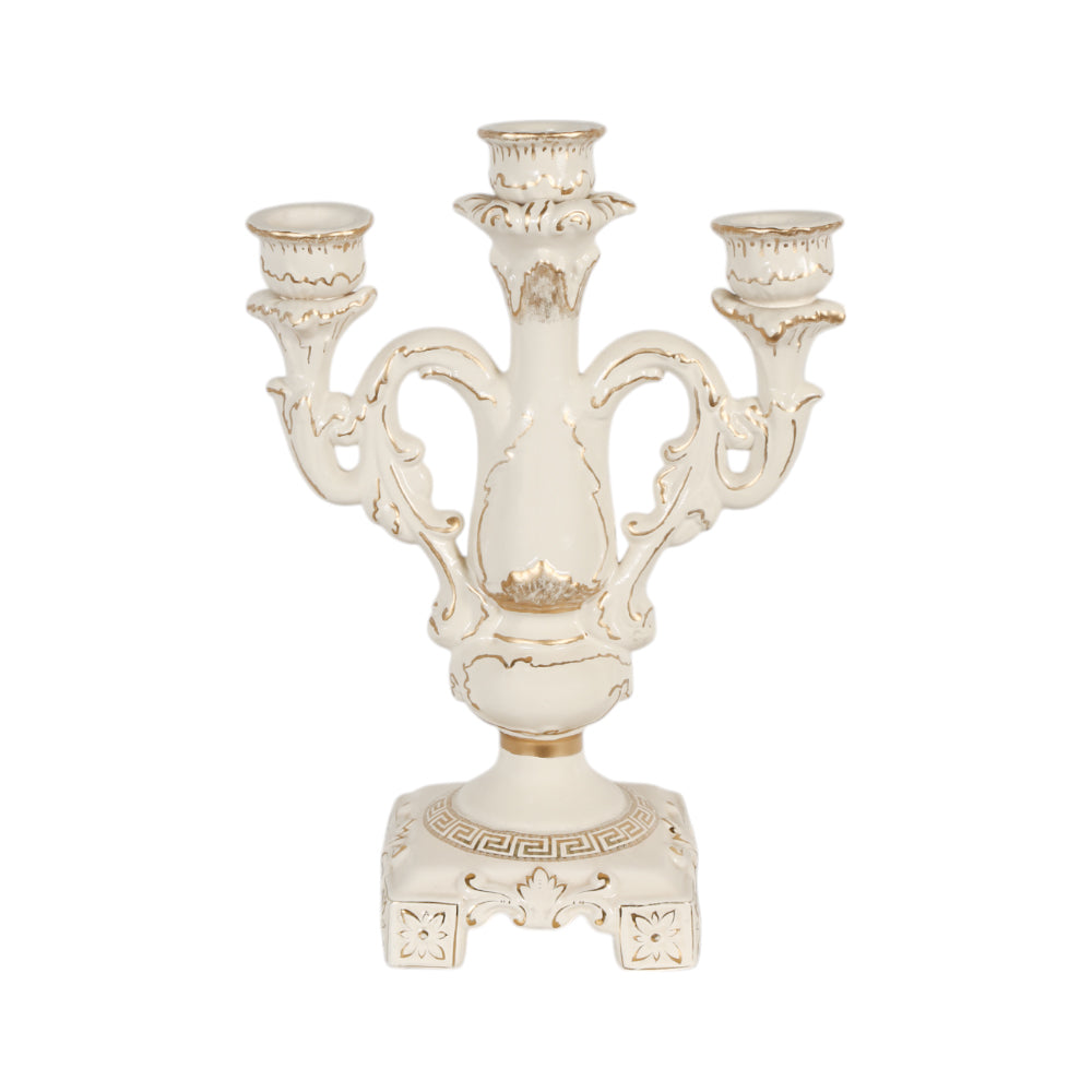 CANDLE STAND PORCELAIN JDA-E328-303 BASIC