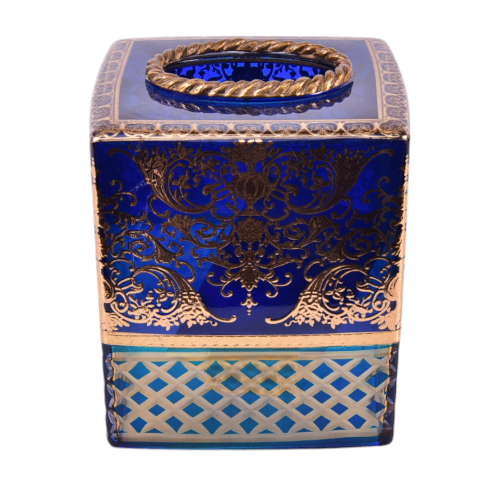 TISSUE BOX CRYSTAL BRASS EC1165/M-1 120-C28 BASIC