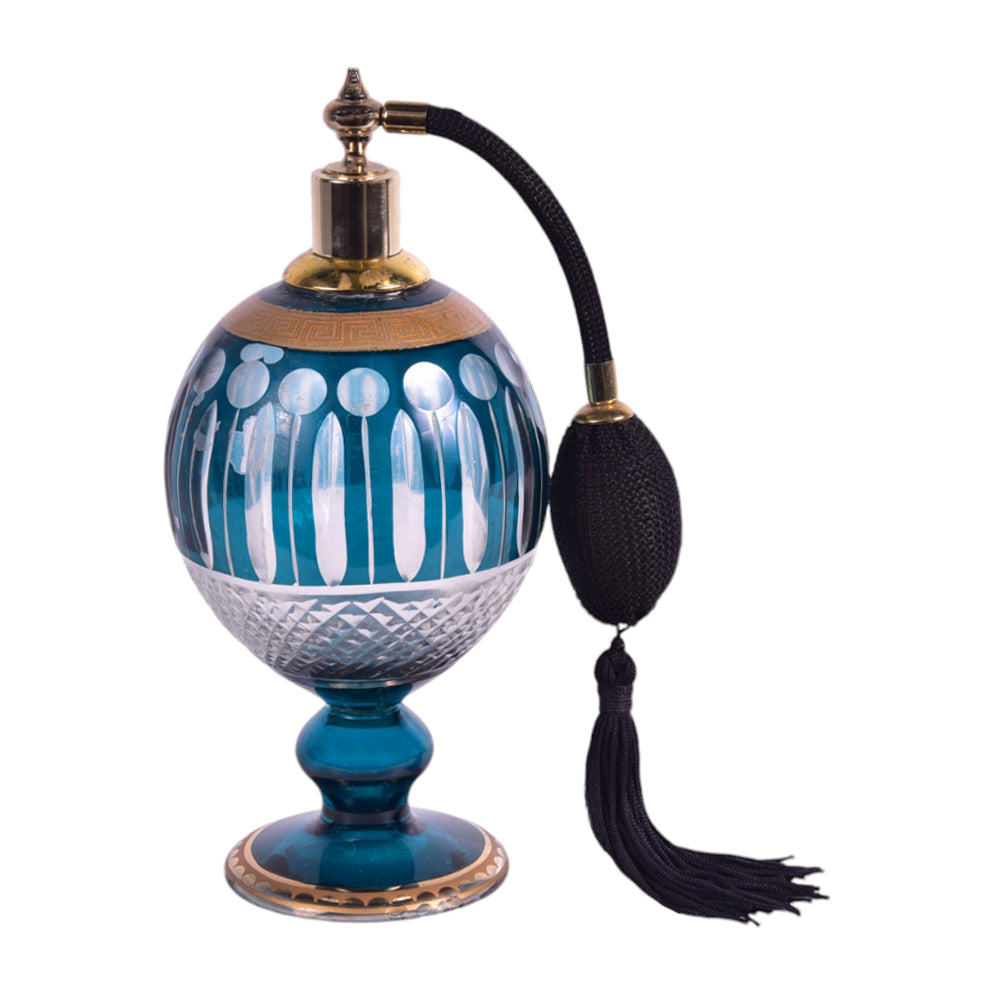 PERFUME BOTTLE CRYSTAL BRASS 1145A 2116-A11 BASIC