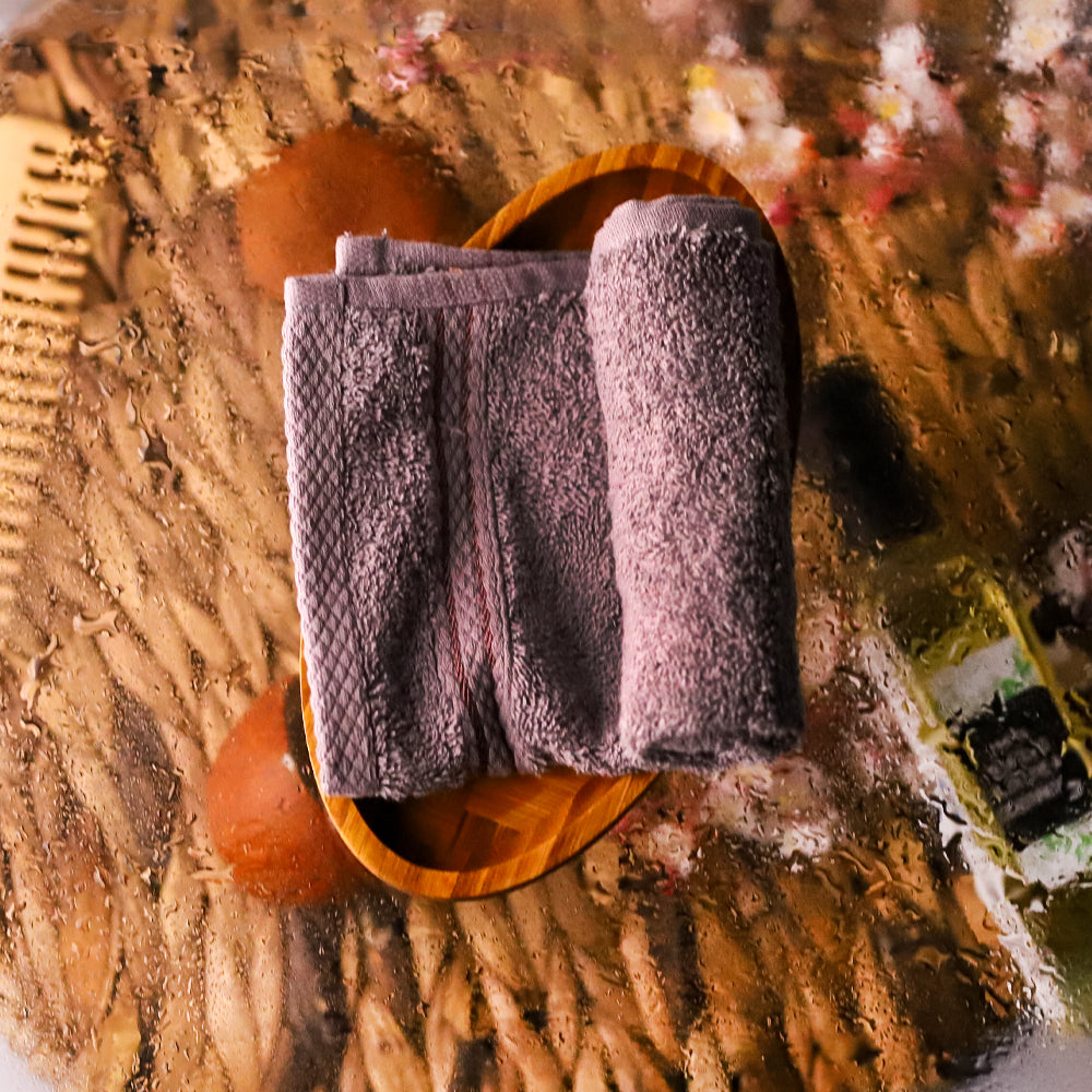 Super Hand Towel Grey 30X30 Cm