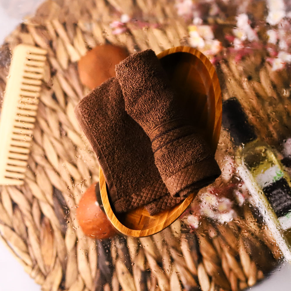 Super Hand Towel Chocolate 30X30 Cm