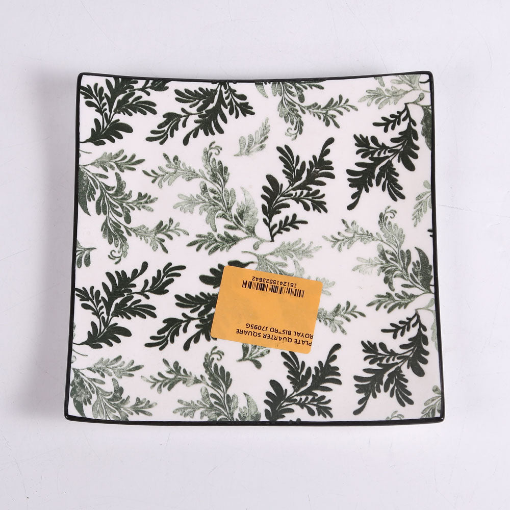 PLATE QUARTER SQUARE ROYAL BISTRO J7095G