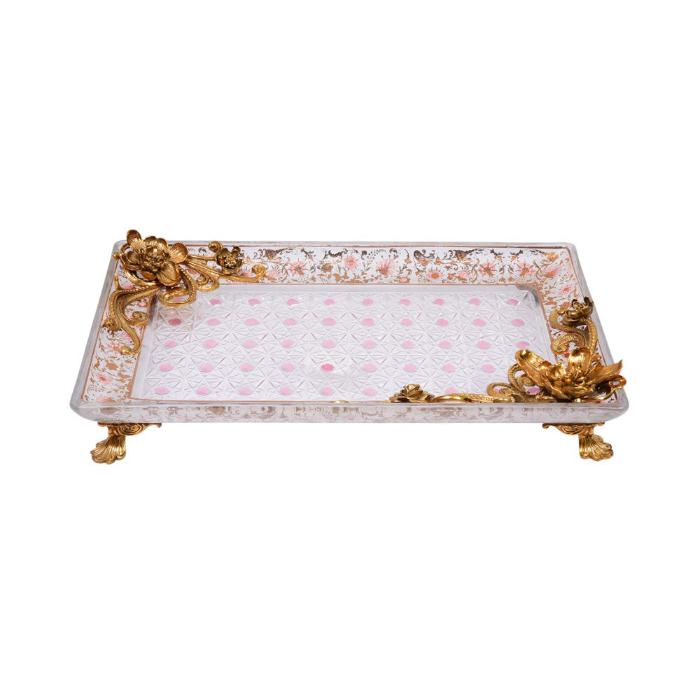 DISH CRYSTAL BRASS E8-P35001-1 J335-HW03-A49 BASIC